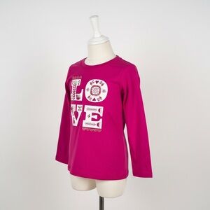 L.O.V.E Long Sleeve Shirt Girls XS 4/5